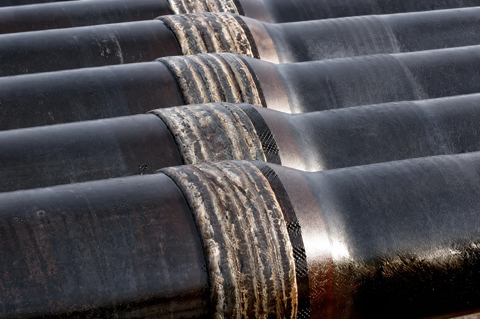 Worn cylindrical wear surfaces prepared for reconditioning