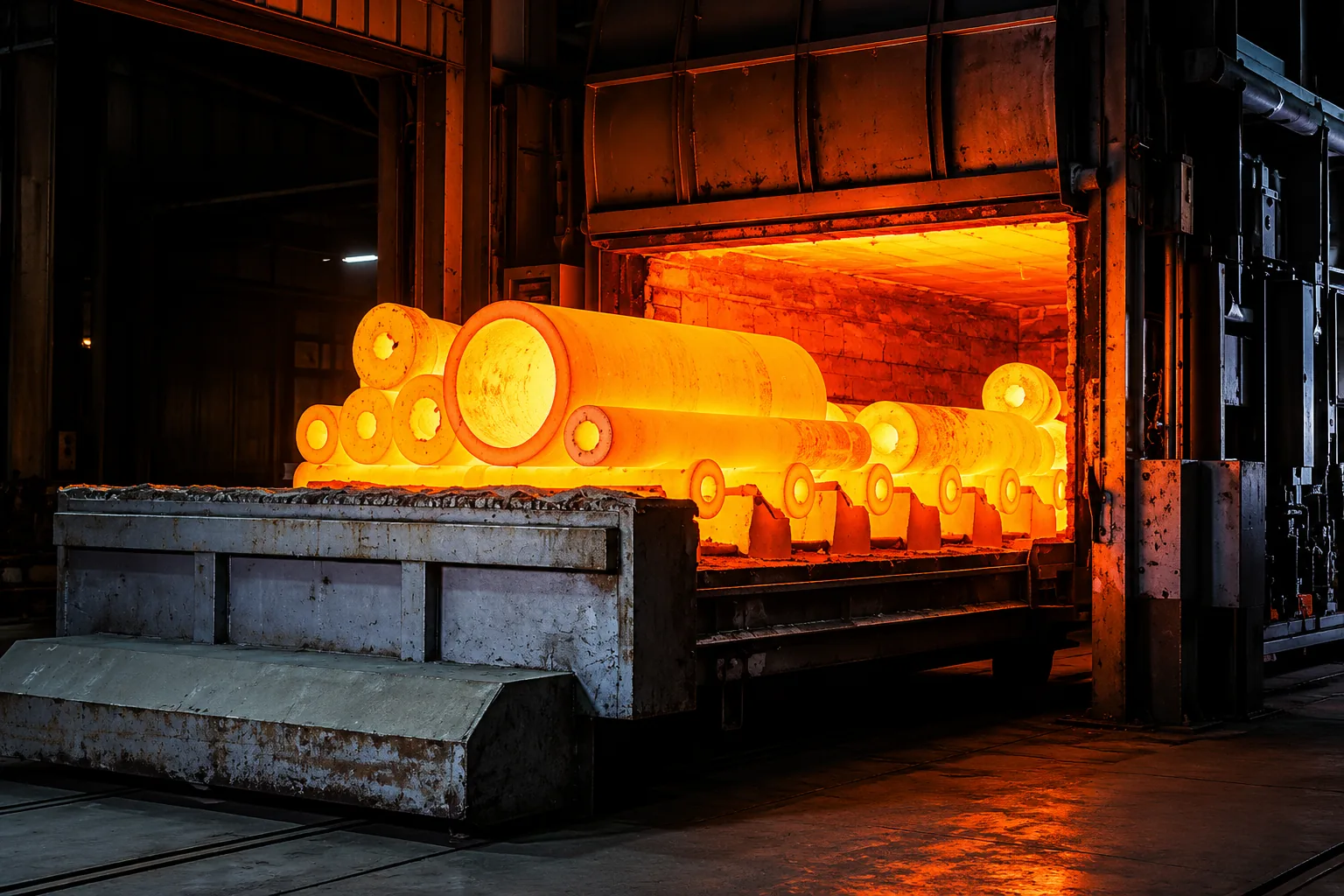Heavy metallurgy and industrial production environment