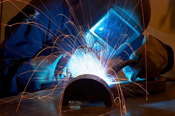 Industrial welding operation